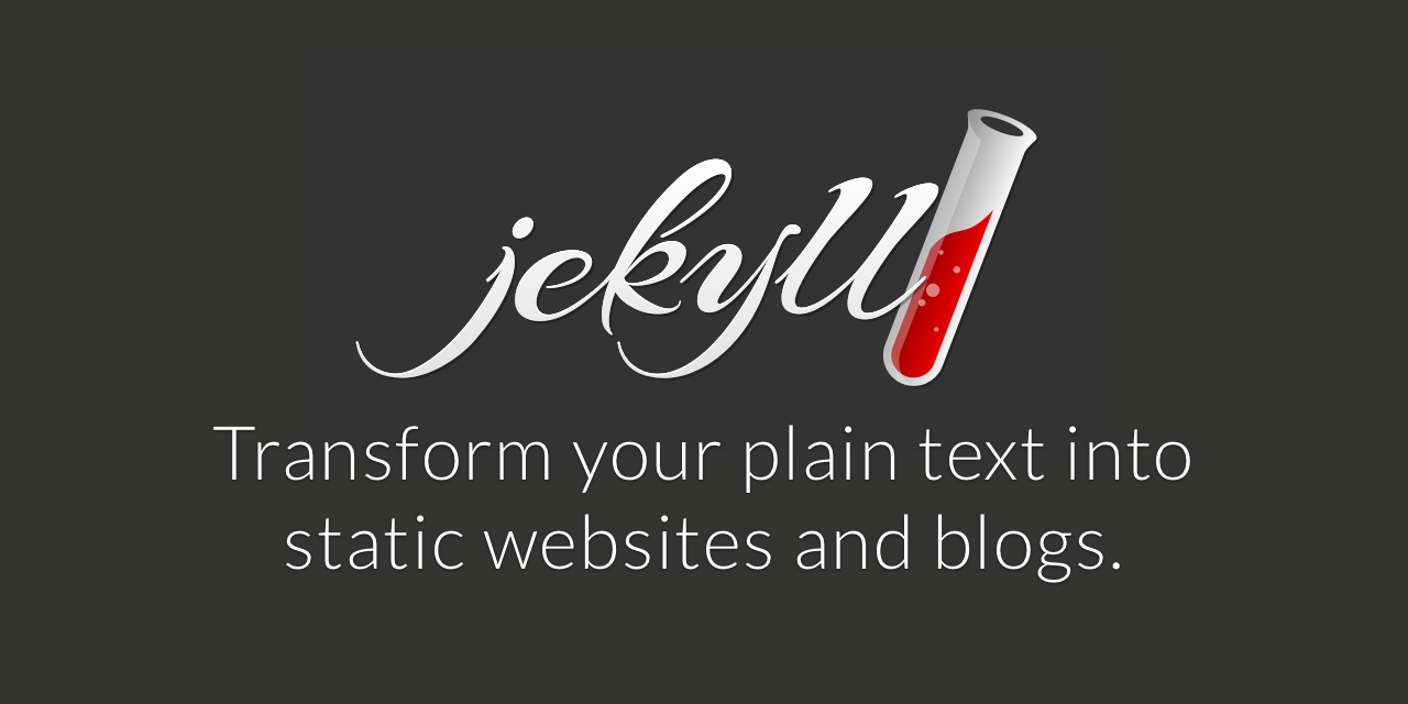 Jekyll docs hosted by github pages